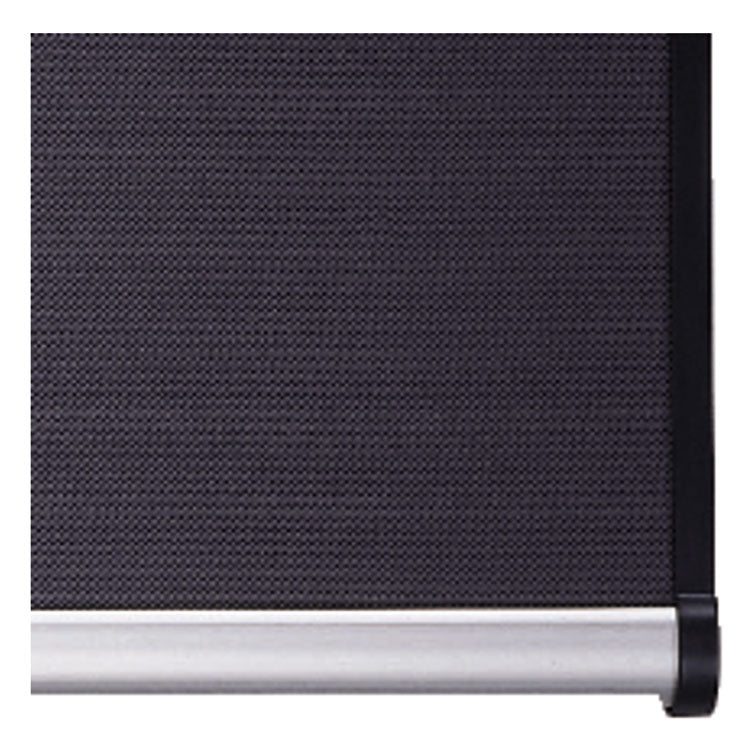 Prestige Gray Diamond Mesh Bulletin Board, 72" x 48", Gray Surface, Silver Aluminum/Plastic Frame