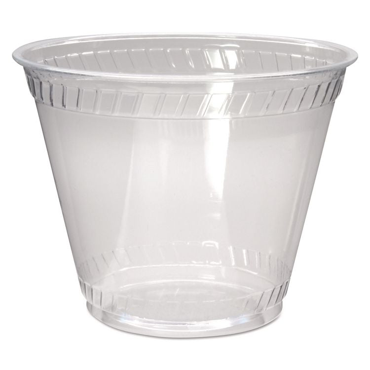 Greenware Cold Drink Cups, Old Fashioned, 9 oz, Sugarcane, Clear, 50/Sleeve, 20 Sleeves/Carton