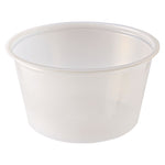Portion Cups, 2 oz, Plastic, Clear, 250/Sleeve, 10 Sleeves/Carton