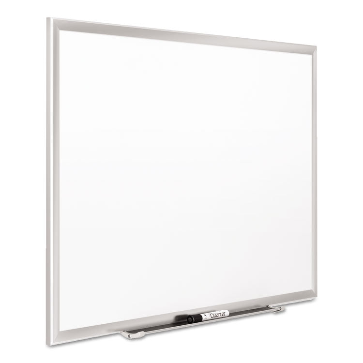 Classic Series Porcelain Magnetic Dry Erase Board, 72" x 48", White Surface, Satin Aluminum Frame