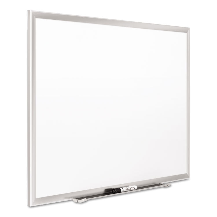 Classic Series Porcelain Magnetic Dry Erase Board, 60" x 36", White Surface, Satin Aluminum Frame