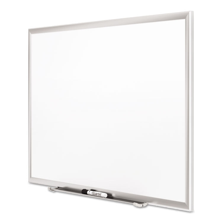 Classic Series Porcelain Magnetic Dry Erase Board, 72" x 48", White Surface, Satin Aluminum Frame