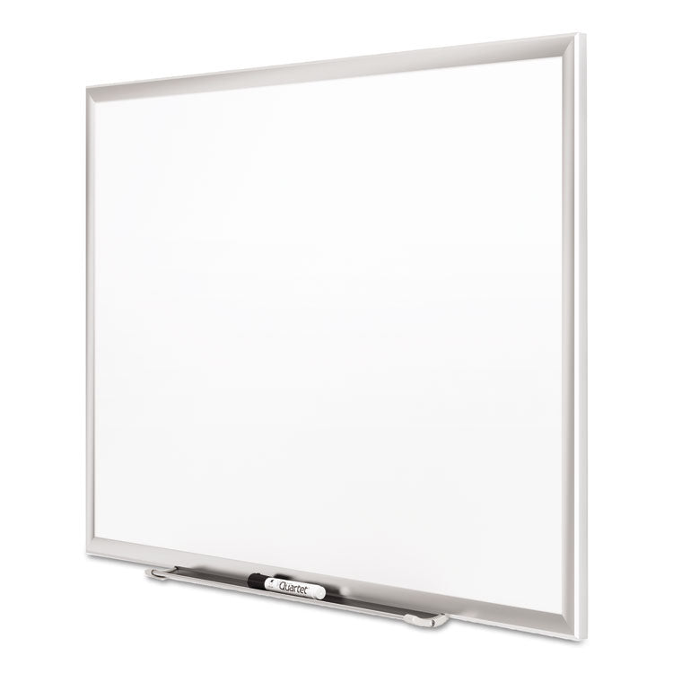 Classic Series Porcelain Magnetic Dry Erase Board, 48" x 36", White Surface, Satin Aluminum Frame
