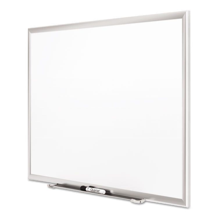 Classic Series Porcelain Magnetic Dry Erase Board, 96" x 48", White Surface, Satin Aluminum Frame