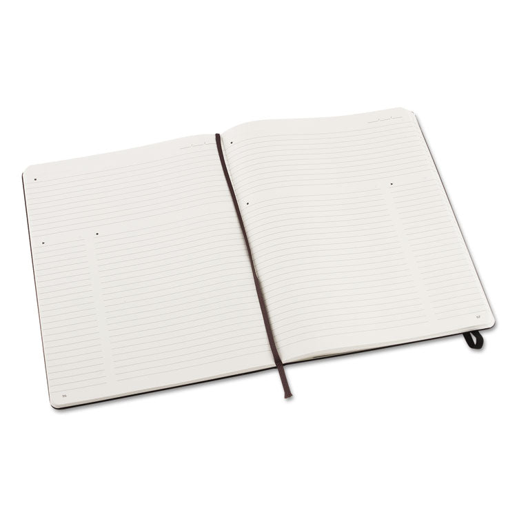Professional Notebook, 1-Subject, Narrow Rule, Black Hardcover, (192) 9.75 x 7.5 Sheets
