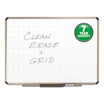 Prestige Total Erase Whiteboard, 48" x 36", White Surface, Euro Titanium Finished Aluminum Frame