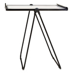 Ultima Presentation Easel, 27" x 34", White Surface, Black Metal Frame