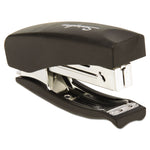Soft Grip Half Strip Hand Stapler, 20-Sheet Capacity, Black