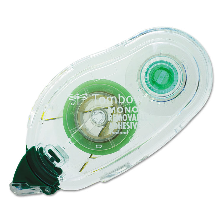 Removable Adhesive Refill, 0.33" X 39.33 Ft, Dries White, 3/pack