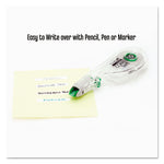 MONO Hybrid Style Correction Tape, Non-Refillable, Clear Applicator, 0.17" x 394", 10/Pack