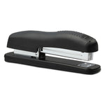 Ergonomic Desktop Stapler, 20-Sheet Capacity, Black