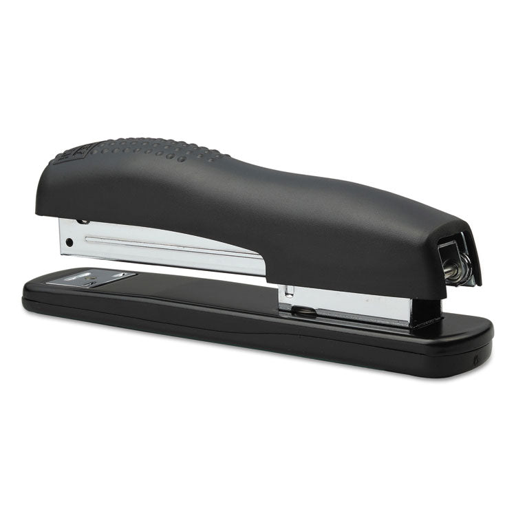 Ergonomic Desktop Stapler, 20-Sheet Capacity, Black