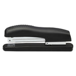Ergonomic Desktop Stapler, 20-Sheet Capacity, Black