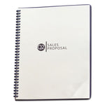 ProClick Pre-Punched Cover, Clear, 11.75 x 8.5, Punched, 25/Pack