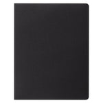 Opaque Plastic Presentation Covers for Binding Systems, Black, 11.25 x 8.75, Unpunched, 25/Pack
