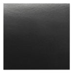 Leather-Look Presentation Covers for Binding Systems, Black, 11.25 x 8.75, Unpunched, 50 Sets/Pack