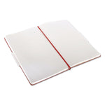 Classic Colored Hardcover Notebook, 1-Subject, Narrow Rule, Red Cover, (240) 8.25 x 5 Sheets