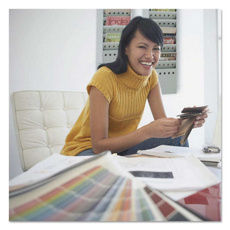 Steel Magazine Rack, 11 Compartments, 10w X 4d X 36.25h, Gray