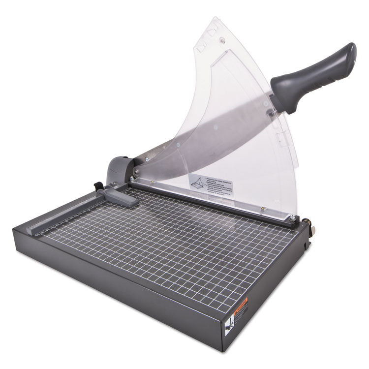 Heavy-Duty Low Force Guillotine Trimmer, 40 Sheets, 14" Cut Length, Metal Base, 10.5 X 17.5