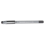 FlexGrip Ultra Recycled Ballpoint Pen, Stick, Fine 0.8 mm, Black Ink, Gray Barrel, Dozen