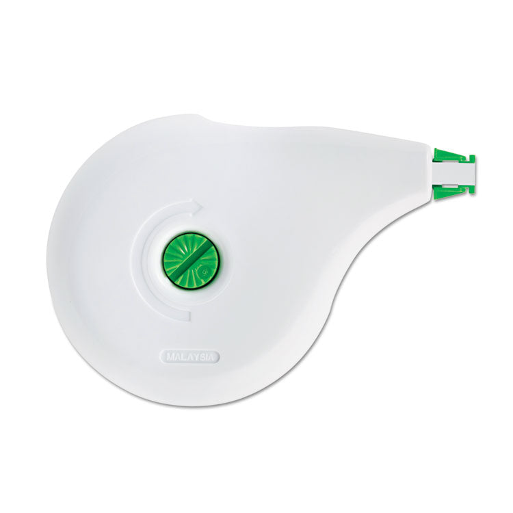 DryLine Correction Tape, Non-Refillable, Green/Purple Applicators, 0.17" x 472", 10/Pack