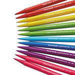 Sharpwriter Mechanical Pencil, 0.7 mm, F (#2.5), Black Lead, Assorted Barrel Colors, Dozen