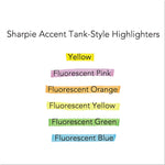 Tank Style Highlighters, Fluorescent Green Ink, Chisel Tip, Green Barrel, Dozen