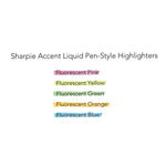 Liquid Pen Style Highlighters, Fluorescent Pink Ink, Chisel Tip, Pink/black/clear Barrel, Dozen