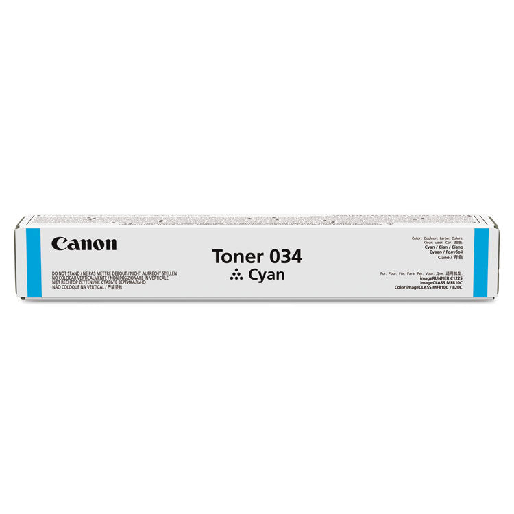 9453b001 (034) Toner, 7,300 Page-Yield, Cyan