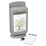 Customizable Plastic Suggestion Box, 7 x 5 x 14.5, Light Gray