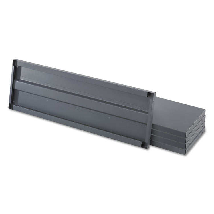 Commercial Steel Shelving Unit, Five-Shelf, 36w X 18d X 75h, Dark Gray
