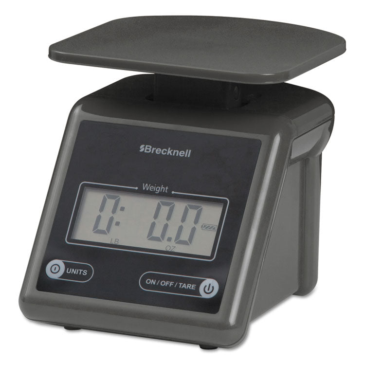 Electronic Postal Scale, 7 lb Capacity, 5.5 x 5.2 Platform, Gray