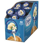 Flavored Liquid Non-Dairy Coffee Creamer, French Vanilla, 0.44 oz Mini Cups, 48/Box