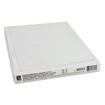 Side Loading Polypropylene Sheet Protectors, Heavy-Duty, Side: 3-Hole Punched, Side Load 8.5 x 11 Insert, Clear Front, 50/Box