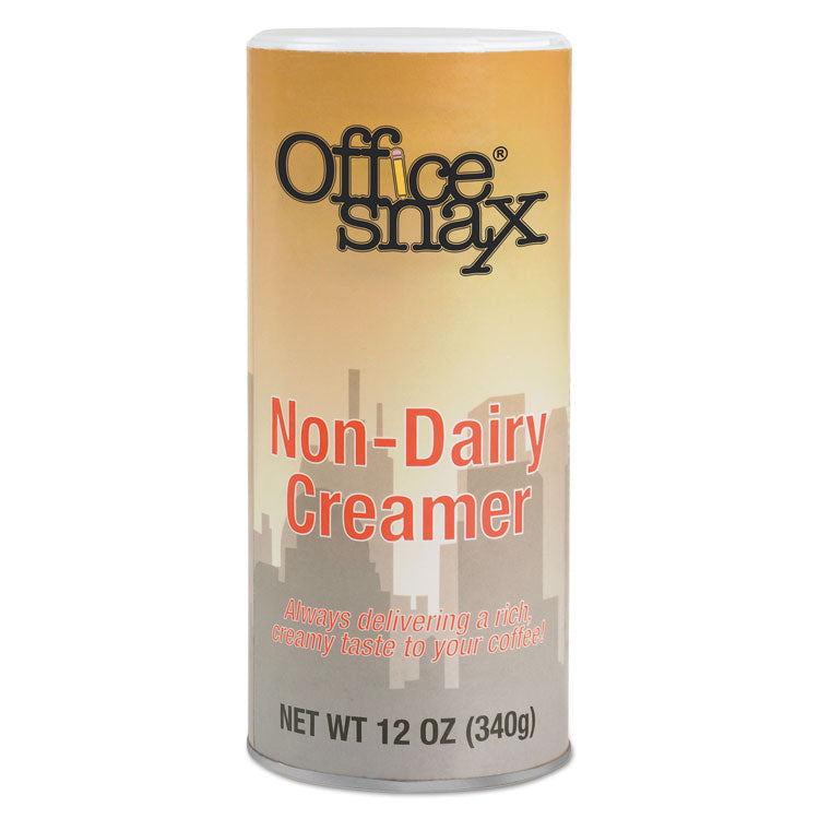 Powdered Non-Dairy Creamer, Regular, 12 oz Canister, 3/Pack