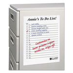 Self-Stick Dry Erase Sheets, Laminated Paperboard Surface, 8.5" x 11", White, 25/Box