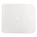 Poly Binder Pockets, 9.25 x 11.5, Clear, 5/Pack