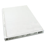 Polypropylene Sheet Protectors, Heavy-Duty, Side: 7-Hole Punched, Top Load 8.5 x 14 Insert, Clear Front, 50/Box