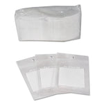 Write-On Poly Bags, 2 Mil, 2" X 3", Clear, 1,000/carton