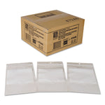 Write-On Poly Bags, 2 Mil, 4" X 6", Clear, 1,000/carton