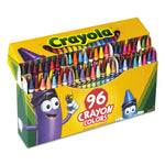 Classic Color Crayons In Flip-Top Pack With Sharpener, 96 Colors/pack