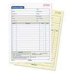 Purchase Order Book, 12 Lines, Two-Part Carbonless, 5.56 x 8.44, 50 Forms Total