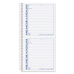 Memorandum Book, Two-Part Carbonless, 5.5 x 5, 2 Forms/Sheet, 100 Forms Total