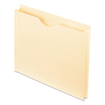 Manila Reinforced File Jackets, 2-Ply Straight Tab, Letter Size, Manila, 50/box