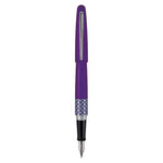 MR Retro Pop Collection Fountain Pen, Fine 0.7 mm, Black Ink, Purple Barrel