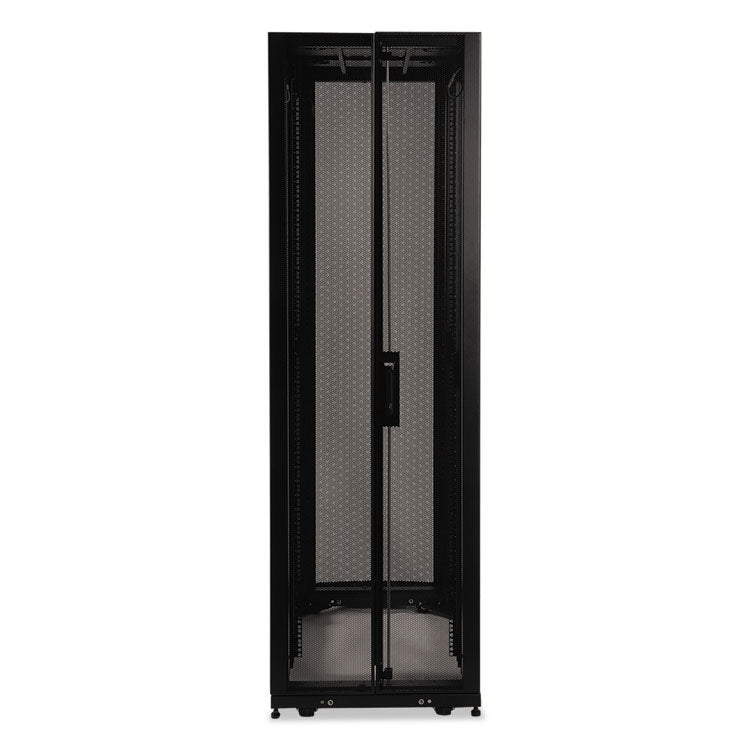 SmartRack Standard-Depth Server Rack Enclosure Cabinet, 42U, 3,000 lbs Capacity