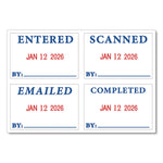 4 In 1 E-Message Dater, 0.94 X 1.75, Completed/emailed/entered/scanned