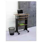 Onyx Round Mesh Wastebaskets, 5 gal, Steel Mesh, Black