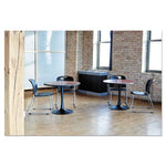 At-Your-Disposal Recycling Center, Three 84 gal Bins, Polyethylene, Black