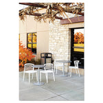 Evos Series Steel Waste Container, 38 gal, Steel, Black